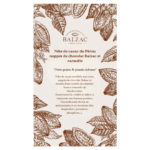 Etiquette fèves de cacao