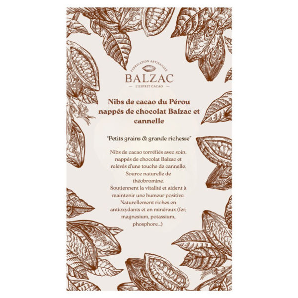 Etiquette fèves de cacao