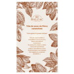 Etiquette fèves de cacao