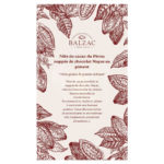 Etiquette fèves de cacao