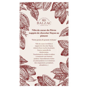 Etiquette fèves de cacao