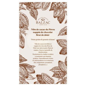 Etiquette fèves de cacao
